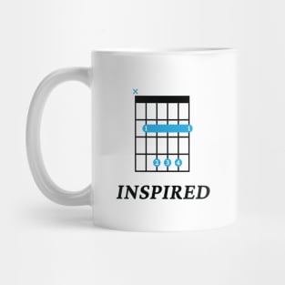 B Inspired B Guitar Chord Tab Light Theme Mug